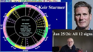 Astrology for the Wkd Jan 25 2025 ALL 12 SIGNS, Keir Starmer