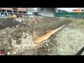 굴삭기 6w 엥콘틸트로테이터 engcon tiltrotator 부대토목 암반지역 브레이커 및 터파기 우수관 시공 작업 part.1 34 excavation_kim