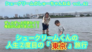 【東京旅行】シュークリームくんと行くとレッツゴー東京の旅！！〜シュークリームのしゅーちゃんねるvol.42〜 #シュークリームのしゅーちゃんねる #東京旅行 #家族 #家族旅行 #お台場 #飛行機