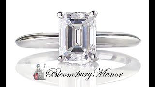 Tiffany \u0026 Co. 1.47ct D/VS1 Emerald Cut Diamond Engagement Ring