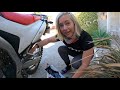 preparing to motorcycle namibia on my honda crf250l s5 eps. 37