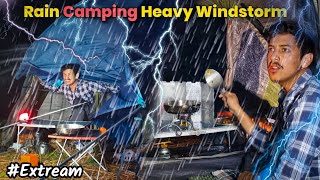 Solo Rain Camping In Extreme Weather Condition | Rain Camping India | Unknown Dreamer