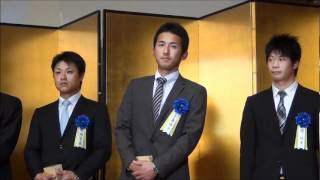 2012-03-06 激励パーティー(3)　新人・移籍選手紹介