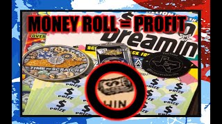 Money Roll Symbol for Profit Session on $70 Washington Lottery Scratchers