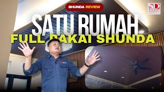 REVIEW HASIL PEMASANGAN SHUNDA PLAFON PVC DIKOMBINASI DENGAN SHUNDA BAFFLE MAKIN MEWAH DAN KLASIK!!!