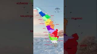 Kerala Map #kerala