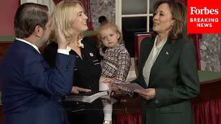 Vice President Kamala Harris Holds Ceremonial Swearing-In For Senators