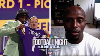 Best NFL first round draft picks: Vikings' Dallas Turner, Chiefs' Xavier Worthy | FNIA | NFL on NBC