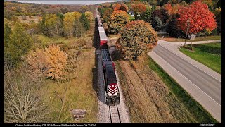 RAILREEL ALCO Chasing OSR 182 RS18 Woodstock \u0026 Beachville Ontario Oct 22 2024.