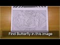 Find image in illusion art | How to create illusion with lines/illusion drawings | part-2