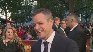 Matt Damon and The Martian cast on awesome space suits