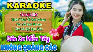 RƯỚC TÌNH VỀ VỚI QUÊ HƯƠNG Liên Khúc Karaoke Cha Cha Miền Tây Tone Nam | Tình Trần Karaoke