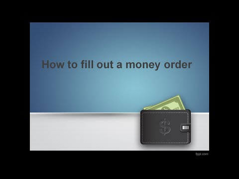How to fill out a money order How to fill out a money order
