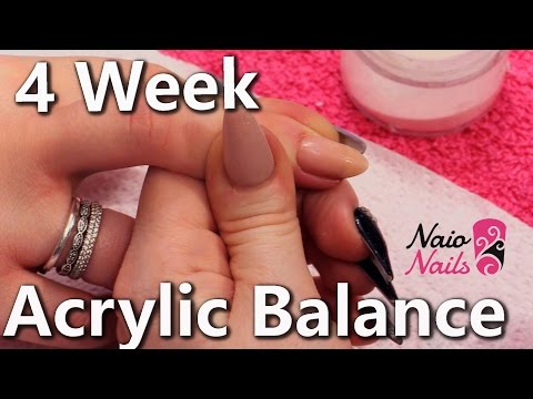 Acrylic Re-balance After 4 Weeks Acrylic Re-balance After 4 Weeks