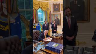 President Trump signs an Executive Order putting @VP in charge of the new Anti-Fraud Task Force