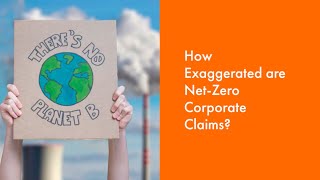 How Exaggerated are Net Zero Corporate Claims?