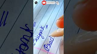 ✍🏻 How To Write Calligraphy Name Prachita #trending #shortvideo