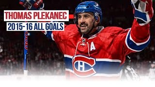 Tomas Plekanec's All Goals from the 2015-2016 NHL Season