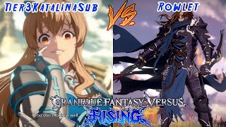 Tier3KatalinaSub(Vira) VS. Rowlet(Sigfried) Ranked Set Granblue Fantasy Versus Rising(PC)