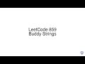 LeetCode 859: Buddy Strings