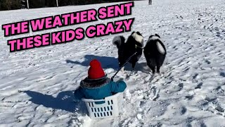 The Weather Sent These Kids Crazy! 🤪 #compilation | OKAY REALLY