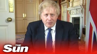 Boris Johnson addresses the UK as Russia invades Ukraine