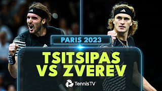 Stefanos Tsitsipas vs Alexander Zverev Highlights | Paris 2023