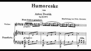 Dvořák: Humoresque No. 7 in G-Flat Major (Arr. Kreisler for Violin & Piano)