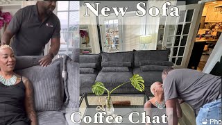 New Sofa Review || Feat Linsy Home || Now What Do I Do Since mama moved🤗😢plus || New Jewelry