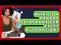 What Is A Pandas DataFrame For Excel Automation? - Python Code School