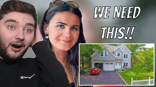 Brits React to American House Tour!