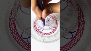 Amazing Spirograph Pattern! 🤩🖼️🎭#shorts