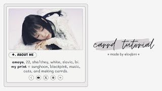 simple & interactive carrd tutorial — © fearnoot