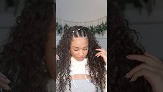 This is such a fast and easy look to achieve 🥰🤍 #curlyhairstyles