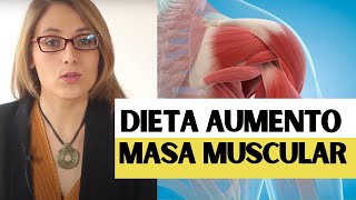 Dieta para aumentar masa muscular, cómo aumentar músculo