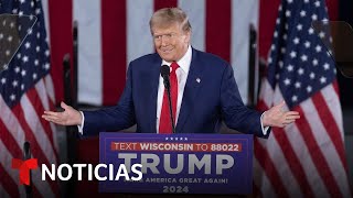 Trump sale de Nueva York de campaña por primera vez desde que inició su juicio | Noticias Telemundo