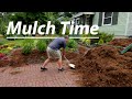 Mulch Time and Drone Garden Tour