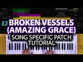 Broken Vessels (Amazing Grace) MainStage patch keyboard cover- Hillsong United