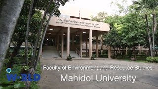 Faculty of Environment and Resource Studies : MU Link International Program [by Mahidol]