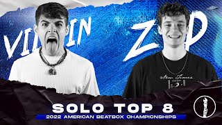 VILLAIN vs ZVD | Solo Top 8 Battle | American Beatbox Championships 2022