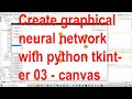 Create graphical neural network with python tkinter 03 - canvas