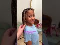 giving my daughter ice cream braids 🩷🤎💛 braidstyles motherdaughter shorts