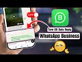 How To Turn Off Auto Reply Message on WhatsApp Business | Disable WhatsApp Auto Reply