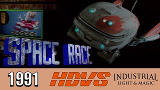 Industrial Light \u0026 Magic's Space Race (1991 HD 60FPS 70mm Film Showscan Ride Video)