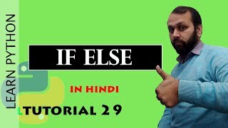 #29 Python Tutorial | If else statement in python (HINDI)
