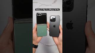 Samsung Galaxy Z Flip 5 vs iPhone 14 Pro Camera Comparison!