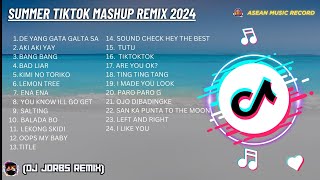 SUMMER TIKTOK MASHUP REMIX 2024 | TIKTOK MASHUP DANCE CRAZE PHILIPPINES REMIX | DJ JORBS REMIX