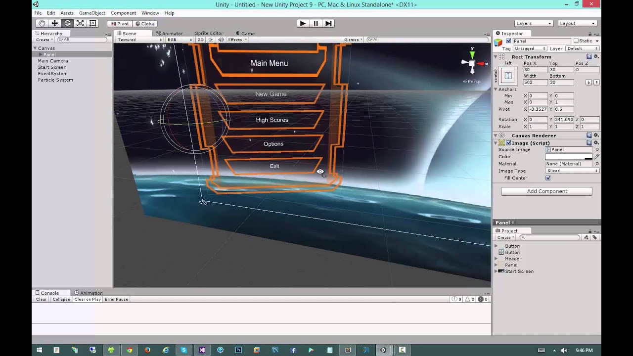 Unity Menu Script Unity Start Menu Tutorial Gxrajm