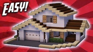 Minecraft: How To Build A Suburban House Tutorial (#3)