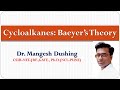 Cycloalkanes: Baeyer's Theory